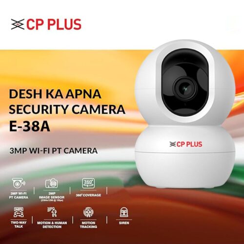 CP PLUS 3MP Full HD Smart Wi-fi CCTV Home Security Camera | - Image 2