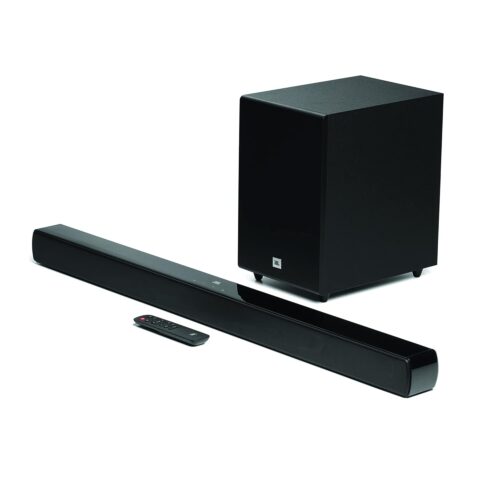 JBL Cinema SB271, Dolby Digital Soundbar with Wireless Subwoofer for Extra Deep Bass, 2.1 Channel Home Theatre with Remote,