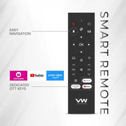VW 109 cm (43 inches) OptimaX Series Full HD Smart QLED Android TV VW43AQ1 - Image 3