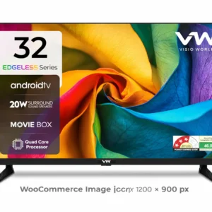 VW 80 cm (32 inches) Frameless Series HD Ready Android Smart LED TV VW32S